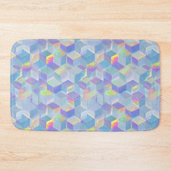 Item preview, Holographic 3D Cubes Pattern designed and sold by Prismatect.
