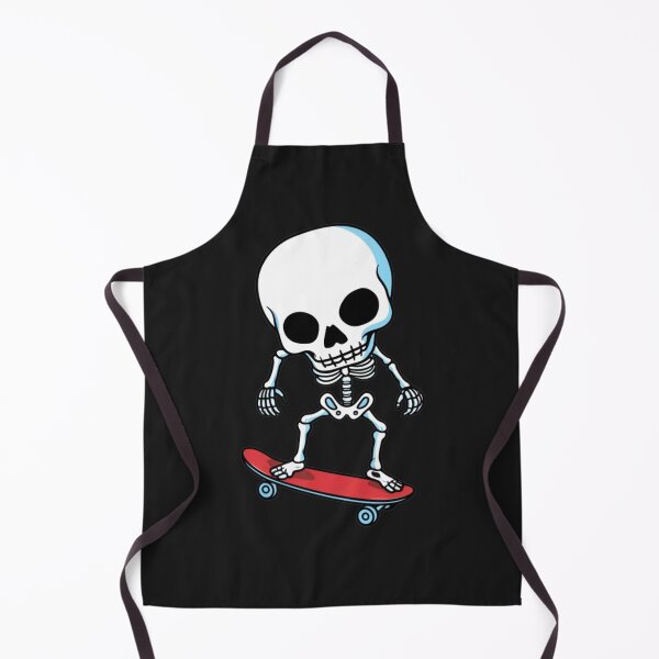 Item preview, Funny Chibi Skeleton Skater Halloween Cute Spooky Skateboard Skeleton Design designed and sold by ColorSplash123.