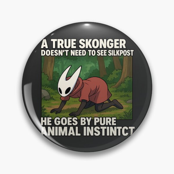 Item preview, Silksong Pure Animal Instinct Meme Square Art designed and sold by Bratak.
