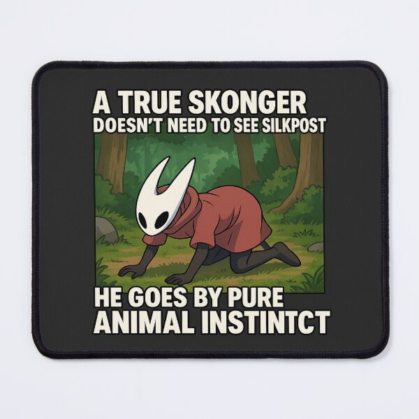 Item preview, Silksong Pure Animal Instinct Meme Square Art designed and sold by Bratak.