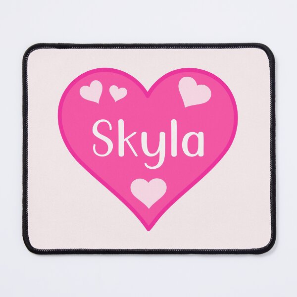 Item preview, Skyla Name Pink Heart designed and sold by Jeallan Designs.