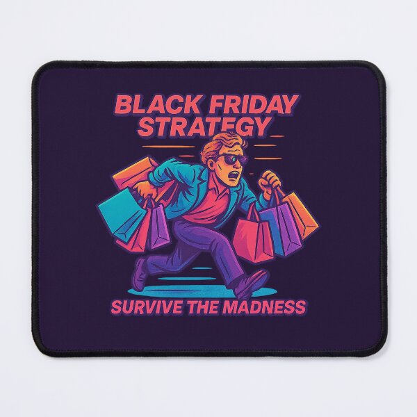 Item preview, Black Friday Strategy Retro Meme Art designed and sold by Bratak.