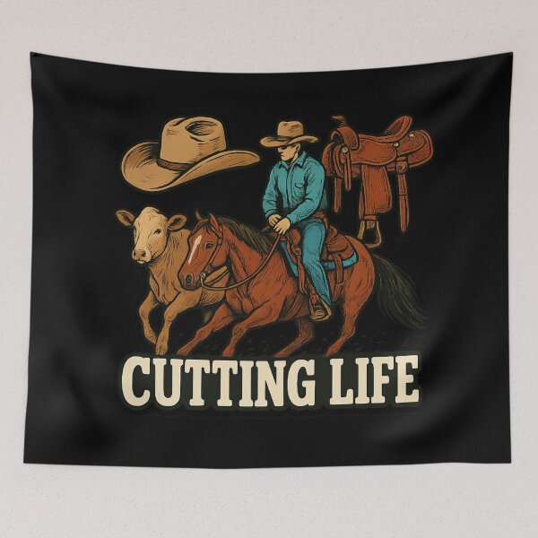 Item preview, Cutting horse - funny horse designed and sold by DamioPolArt.