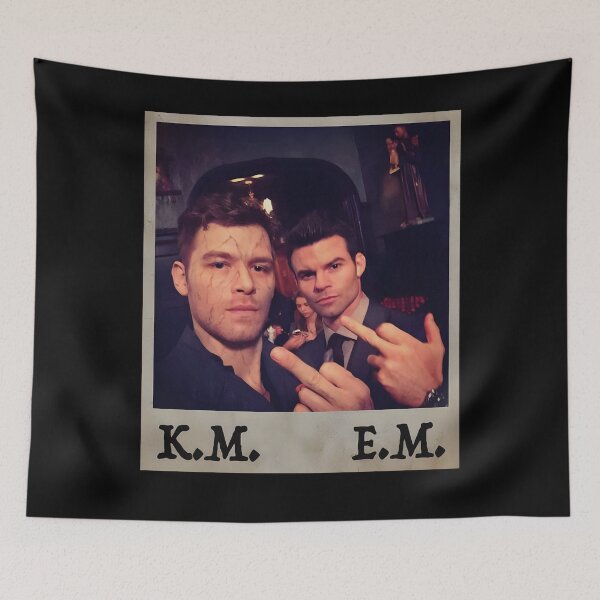 Item preview, Funny Klaus Mikaelson and Elijah Mikaelson Meme designed and sold by PugPuppyLife.