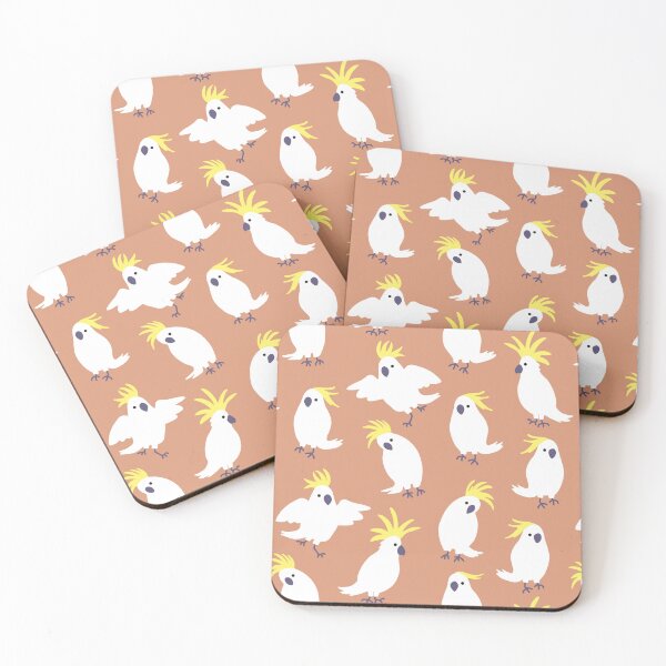 Item preview, Cockatoos on Tan designed and sold by samitomato.