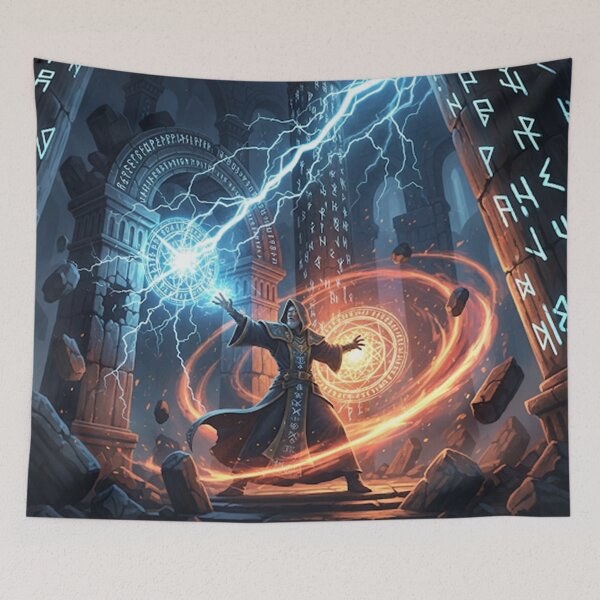 Item preview, Fire and Lightning  designed and sold by Yournique.