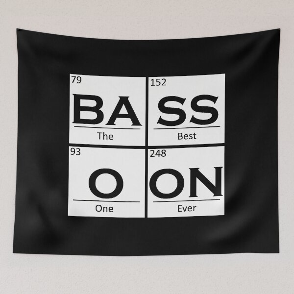 Item preview, Bassoonist Chemistry Elements Music Orchestra Bassoon  designed and sold by Delinatma.