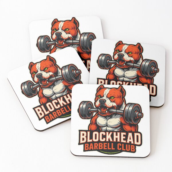 Item preview, Blockhead Barbell Club – Staffordshire Terrier Gym designed and sold by nbg2012.