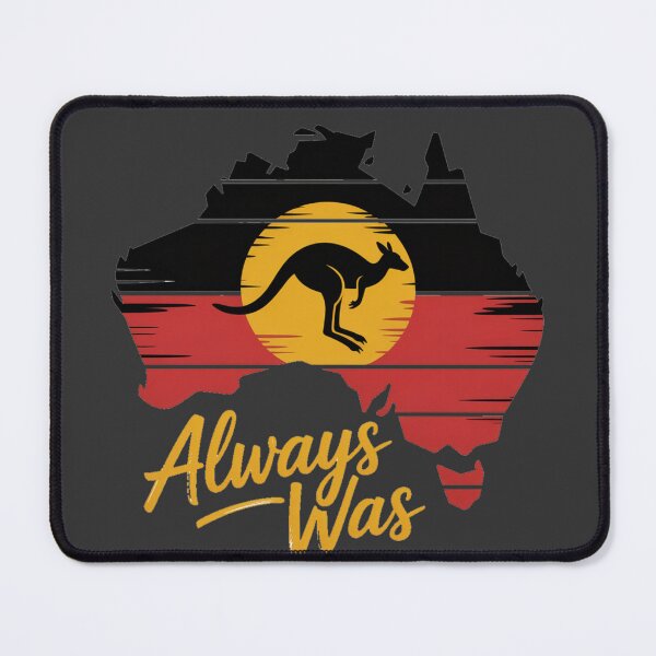 Item preview, Always Was Aboriginal Flag Australia Silhouette Design designed and sold by stickercuffs.