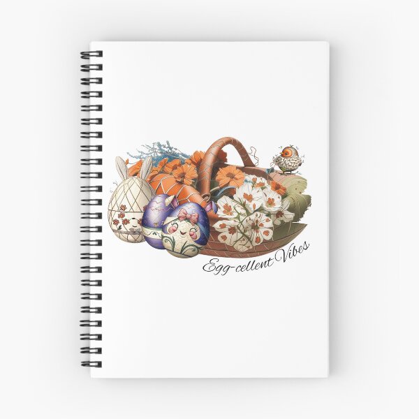 Item preview, Egg-cellent Vibes – Cute Easter Basket with Decorative Eggs Design designed and sold by RiendeersDEAR.