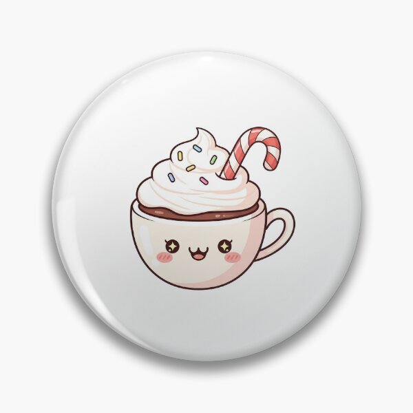 Item preview, Cute Kawaii Christmas Hot Chocolate designed and sold by istoriadesign.