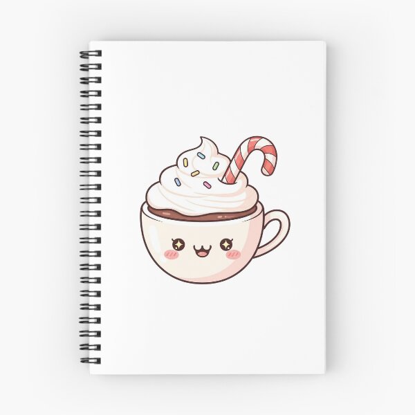 Item preview, Cute Kawaii Christmas Hot Chocolate designed and sold by istoriadesign.