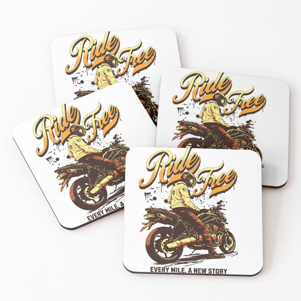 Item preview, Ride Free Every Mile a New Story – Retro Bike Rider Helmet Graphic T-Shirt designed and sold by Graphic Botique.
