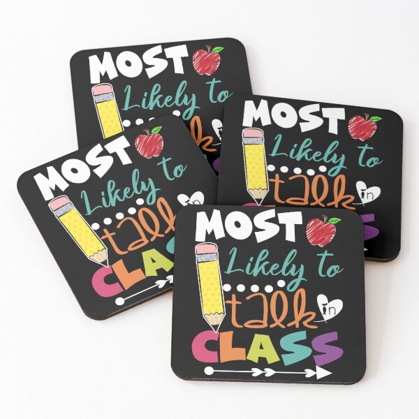 Item preview, Most Likely To Talk Class Kindergarten First Day of School designed and sold by MaryPadillapm.