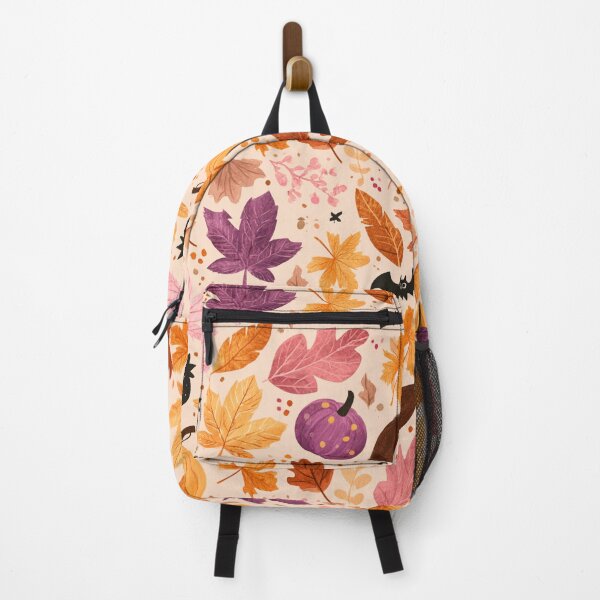 Item preview, Pastel pretty wildflowers bunch seamless pattern - autumn pumpkins designed and sold by cocomelon168.