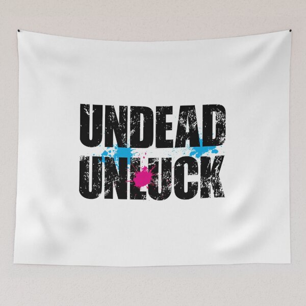 Item preview, Undead Unluck Paint Logo designed and sold by gracerisenu.