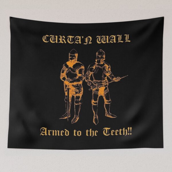 Item preview, Curtan Wall Armed To The Teeth  designed and sold by otavoekindir.