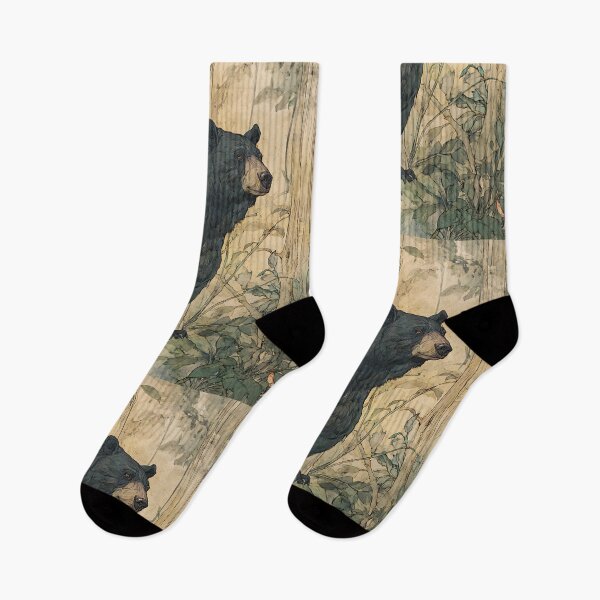 Item preview, Majestic Japanese Black Bear Art designed and sold by bapupa.