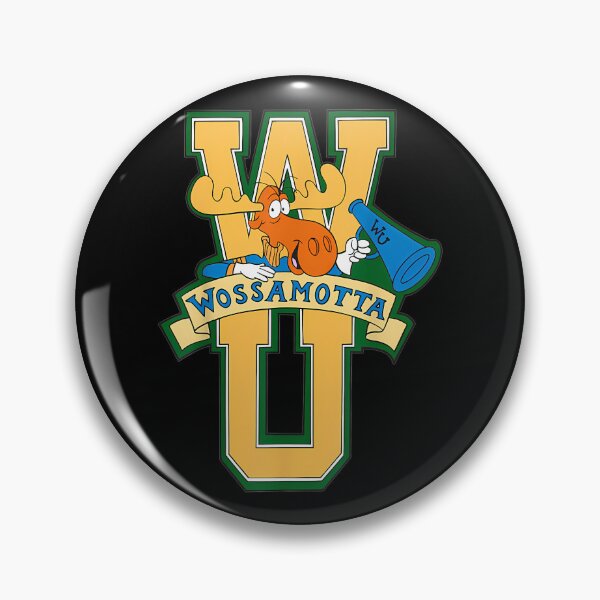 Item preview, Rocky And Bullwinkle Wossamotta U Logo Graphic designed and sold by gracerisenu.