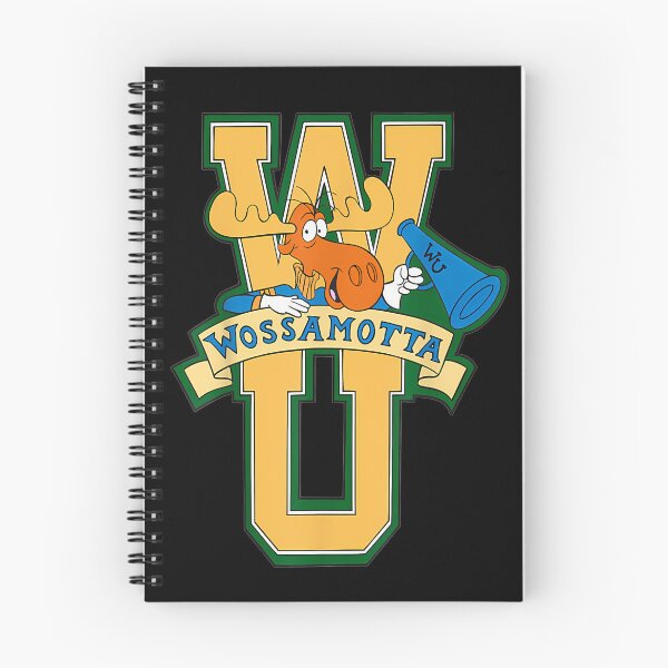 Item preview, Rocky And Bullwinkle Wossamotta U Logo Graphic designed and sold by gracerisenu.