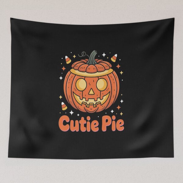 Item preview, Halloween Pumpkin "Cutie Pie" Design Slogan  designed and sold by JustForYouGifts.