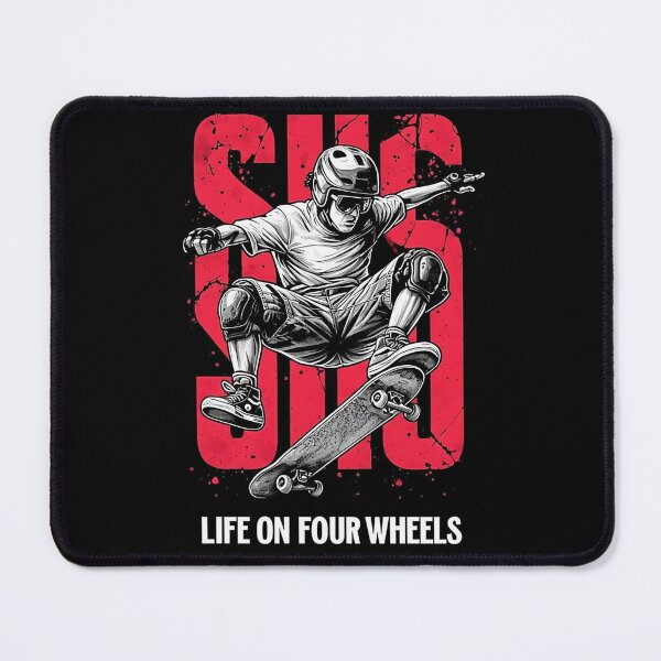 Item preview, Life on Four Wheels Skateboard Sus Red designed and sold by KTGim.