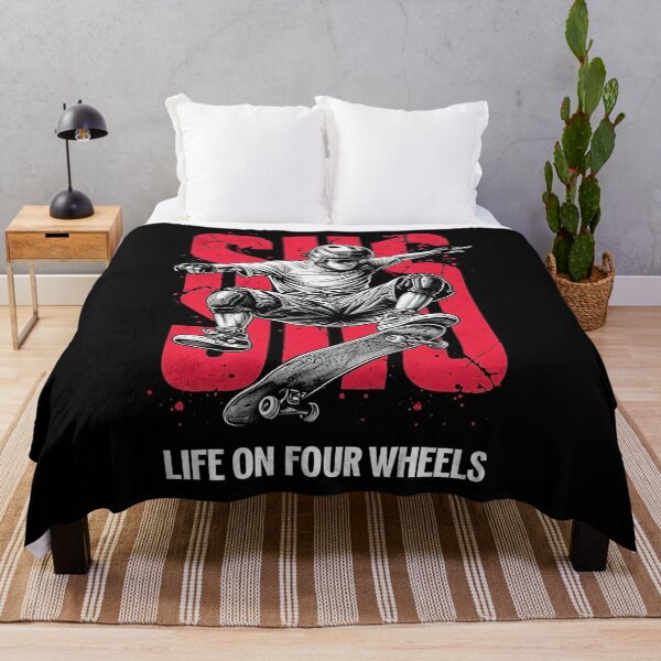 Item preview, Life on Four Wheels Skateboard Sus Red designed and sold by KTGim.