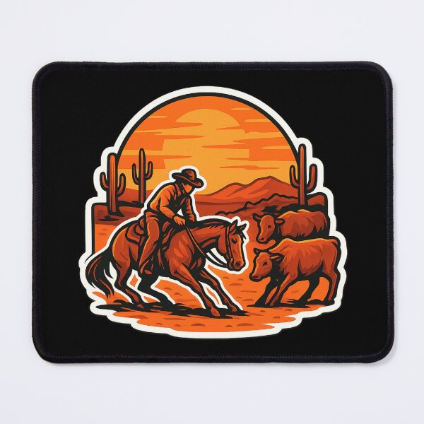 Item preview, Cutting horse - setting sun designed and sold by DamioPolArt.