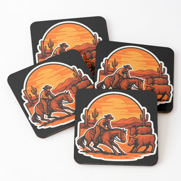 Item preview, Cutting horse - setting sun designed and sold by DamioPolArt.