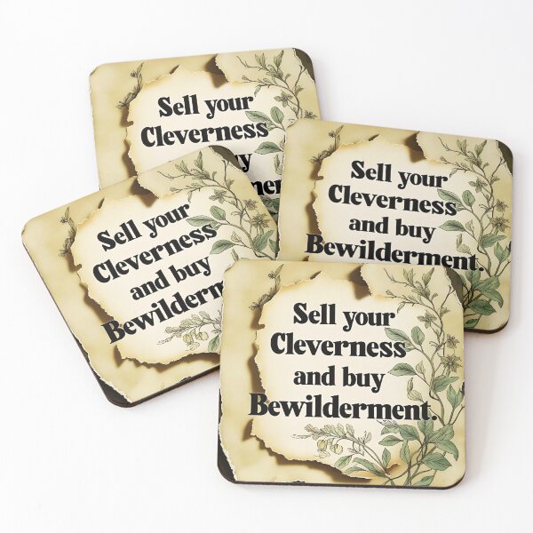 Item preview, Sell your cleverness and buy bewilderment 55 designed and sold by Tom-Johnson.