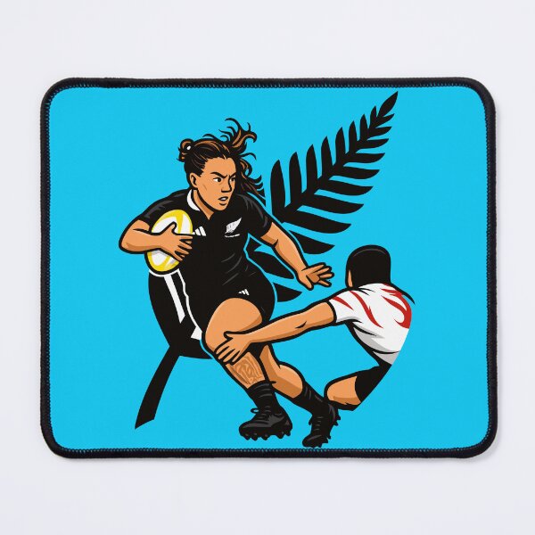 Item preview, Black Fern – New Zealand Rugby Team Inspired Artwork designed and sold by Minimum-Rage.