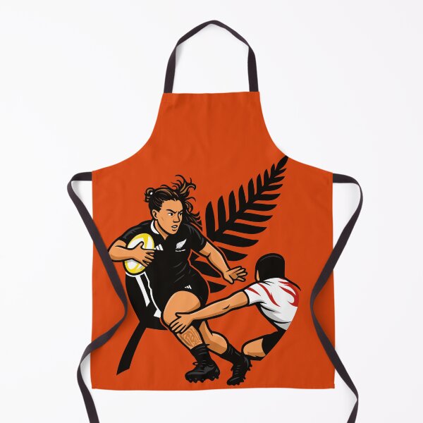 Item preview, Black Fern – New Zealand Rugby Team Inspired Artwork designed and sold by Minimum-Rage.
