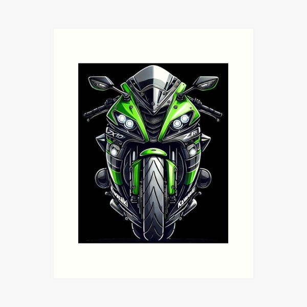 アートギャラリー Kawasaki Zx10r Wall Art for Sale | Redbubble