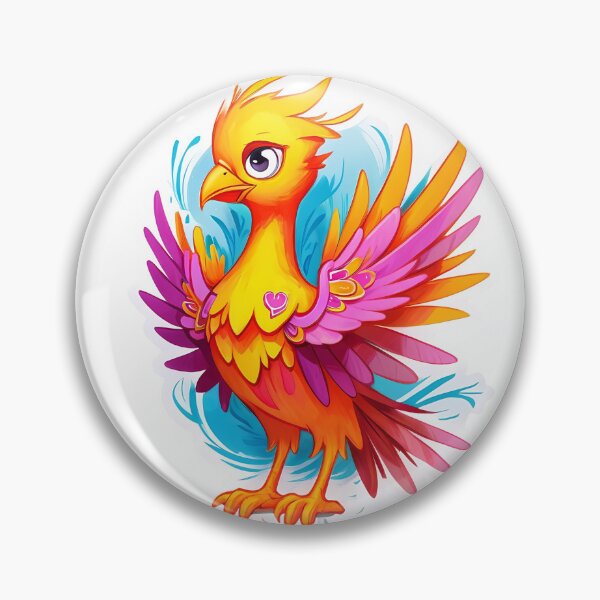 Item preview, Cute Phoenix Pink Baby Fire Bird  designed and sold by Moonde04.