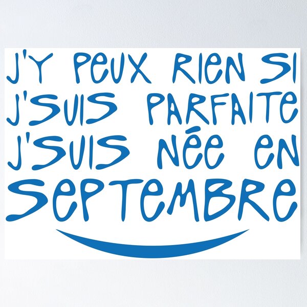 Item preview, perfect born September birthday quote designed and sold by Achille3777.