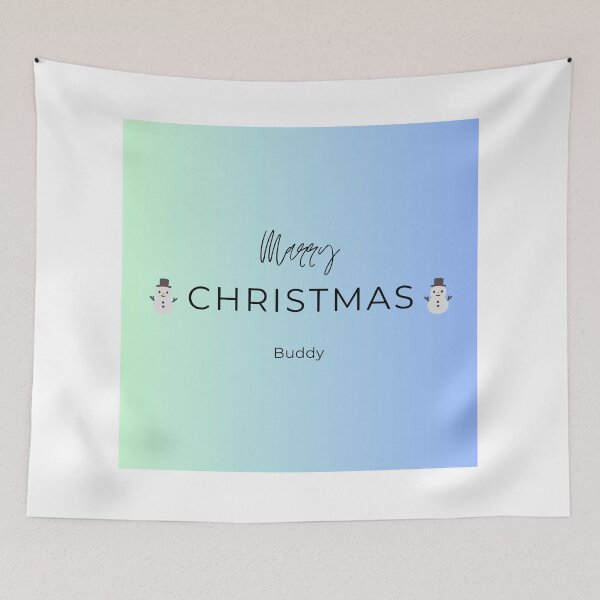 Item preview, Happy Christmas Buddy logo with Vibrant Colour  designed and sold by VisionSticker.