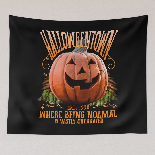 Item preview, Magical Halloween Vintage Town Pumpkin Spooky Village designed and sold by MayInDependen.