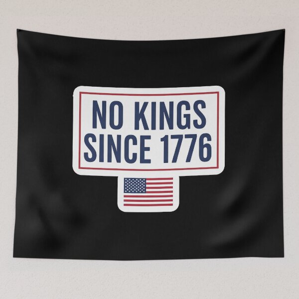 Item preview, No Kings Since 1776 - Patriotic American Flag designed and sold by Owcomm.