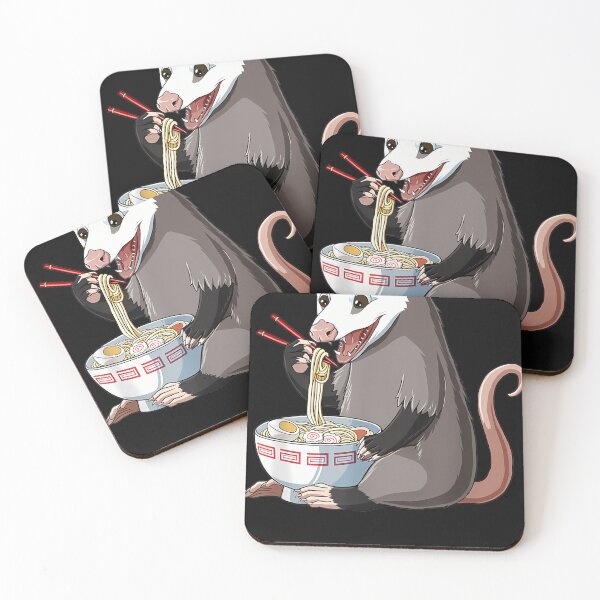Item preview, Funny-Japanese-Kawaii-Ramen-Opossum-(1) designed and sold by MnhTWbc53pSAR.