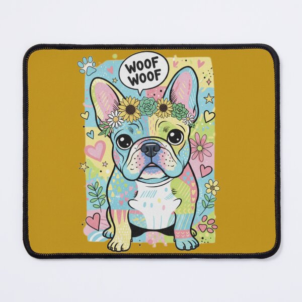 Item preview, French Bulldog - joy of life designed and sold by Studio Yvonne .