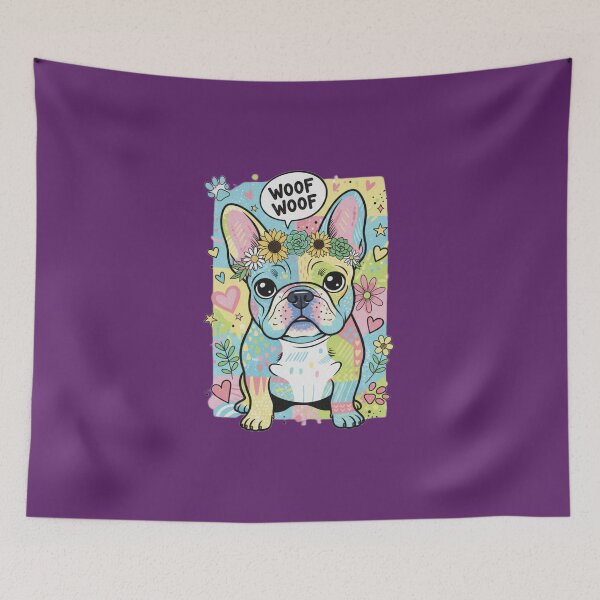 Item preview, French Bulldog - joy of life designed and sold by Studio Yvonne .