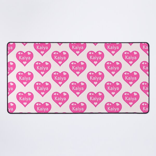 Item preview, Kaiya Name Pink Heart  designed and sold by Jeallan Designs.