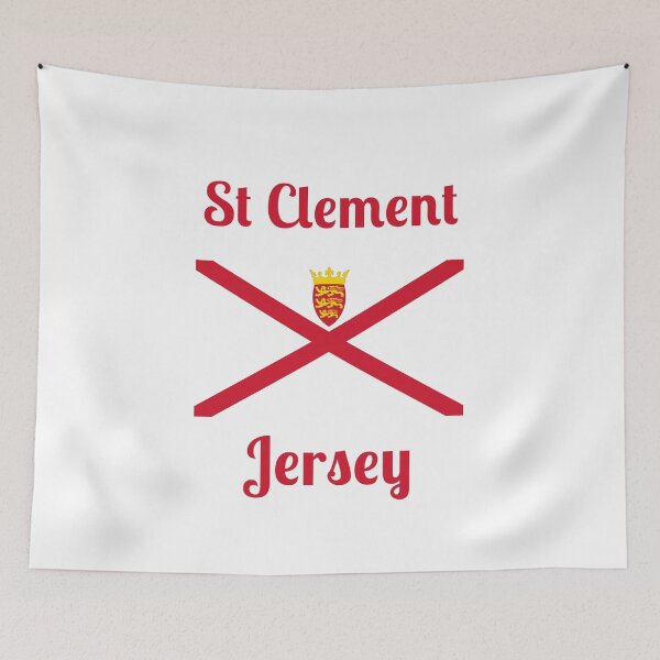 Item preview, St Clement Jersey - Stylish Prints, designed and sold by Fleetwood1994.
