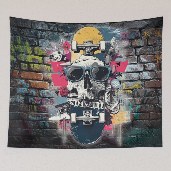Item preview, Skull Skateboard Three designed and sold by Jenson Major.