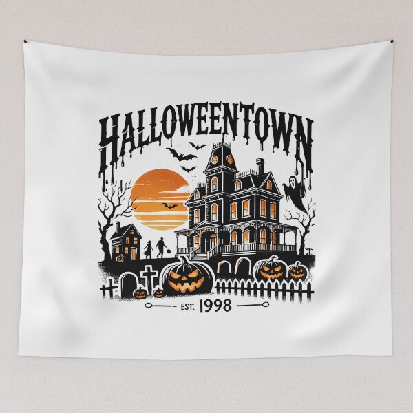 Item preview, Pumpkin Town Village Halloween Spooky Magical Vintage designed and sold by MayInDependen.
