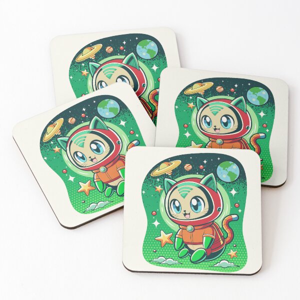 Item preview, Cute Astro Galaxy Space Kitty Astronaut Cat designed and sold by FemmePod.