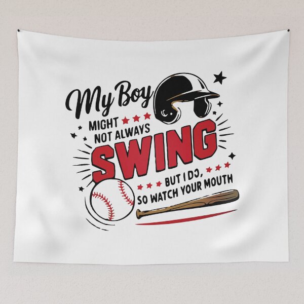 Item preview, My Boy Might Not Always Swing But I Do designed and sold by wesdesignshop.
