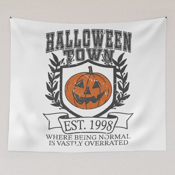 Item preview, Magical Pumpkin Vintage Village Spooky Town Halloween designed and sold by MayInDependen.