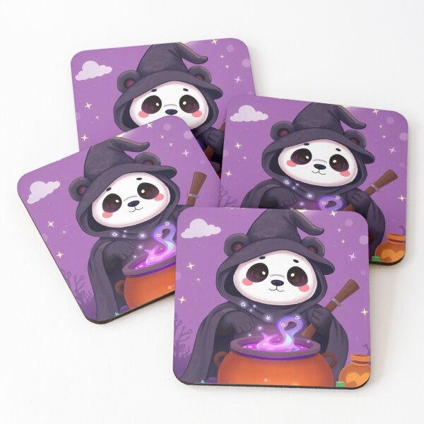 Item preview, Adorable Panda Witch with Cauldron | Halloween Costume T-Shirt designed and sold by ArmaanArts.