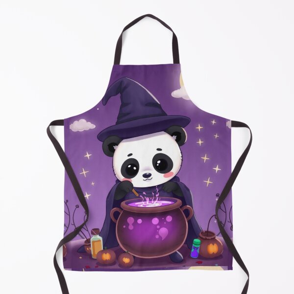 Item preview, Magical Panda Halloween T-Shirt | Kawaii Witch & Potion Cauldron designed and sold by ArmaanArts.